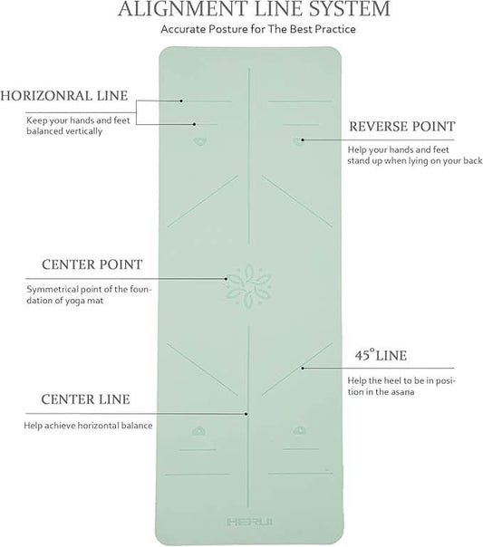 The Sculpt Store™ Alignment Yoga Mat