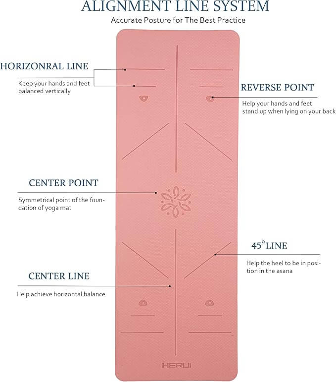 The Sculpt Store™ Alignment Yoga Mat