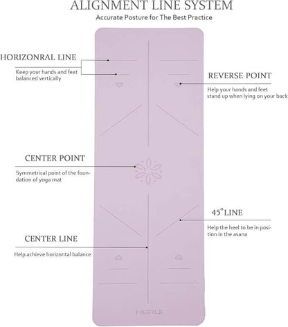 The Sculpt Store™ Alignment Yoga Mat